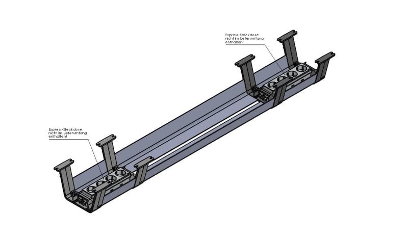 SCHULTE - EVOline Rail-SET1.070mm