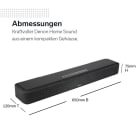 DENON - Soundbar 3D kabellHEOS BT WiFi USB AirPlay2 Alexa DTS:X sw