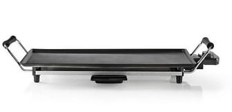 NEDIS - Teppanyaki-Grill 2000W 50cm antihaft Thermostat schwarz