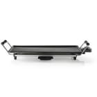 NEDIS - Teppanyaki-Grill 2000W 50cm antihaft Thermostat schwarz