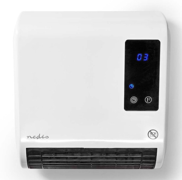 NEDIS - Badezimmer-Heizer 2000W Thermostat Timer IP22 FB für 20m² ws