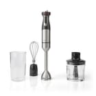 NEDIS - Stabmixer 800W stufenl. Mixbecher Schneeb. Zerkl. alu-sw