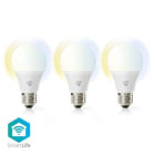 NEDIS - LED-Lampe WiFi E27 9W 806lm 2700-6500K Andr/IOS k/wws 3Stk