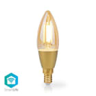 NEDIS - LED-Filament-L Glas WiFi E14 4.9W 470lm b.3000K And/IOS wws