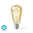 NEDIS - LED-Filament-L Glas WiFi E27 4.9W 360lm b6500K And/IOS k/wws