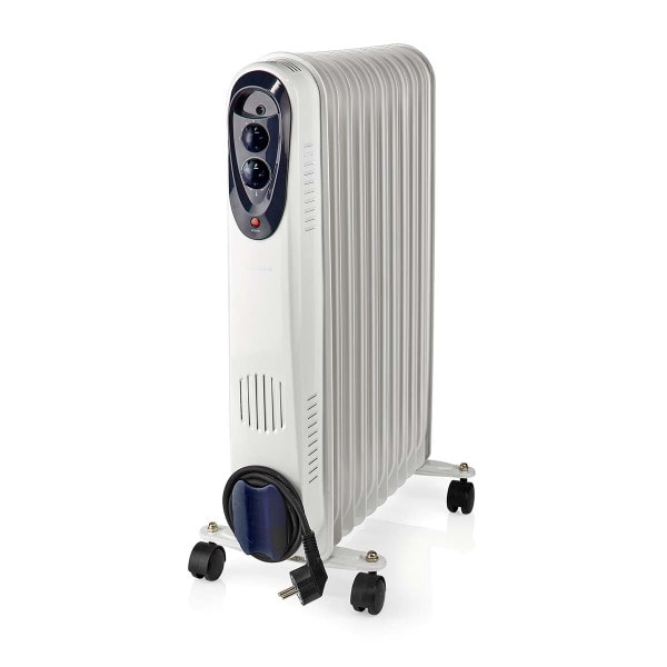 NEDIS - Mobiler Öl Radiator 1000/1500/2500W 11St. 3 Einst. ws
