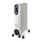 NEDIS - Mobiler Öl Radiator 1000/1500/2500W 11St. 3 Einst. ws
