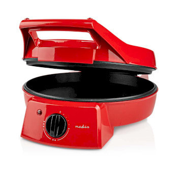 NEDIS - Pizzaofen und Grill 1800W 30cm antihaft Temperaturreg. ro-sw