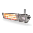 NEDIS - Terrassenheizer 1000/2000W 9Wärmeeinst IP65 H:90mm Timer alu