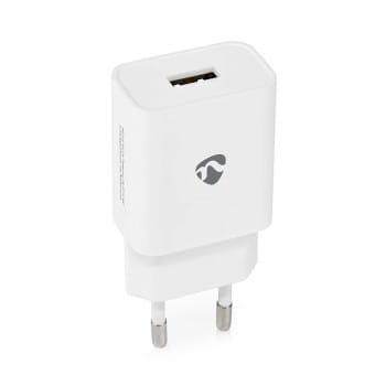 NEDIS - Netzladegerät TypC USB-A 12W ohne Kabel ws