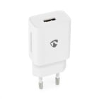 NEDIS - Netzladegerät TypC USB-A 12W ohne Kabel ws