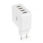 NEDIS - Netzladegerät TypC 4xUSB-A QuickCh. 24W ohne Kabel ws
