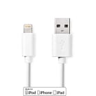 NEDIS - USB-Kabel 2.0 USB-A-St AppleLightning 8Pin 480Mbps PVC 1m ws