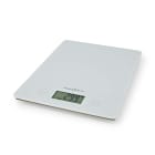 NEDIS - Küchenwaage b.5kg 1gTeilung Tara LCD Glas/Kunstst. ws