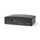 NEDIS - Digital Audio Switch 4 digi. optische Eingänge auf 1 Ausgang