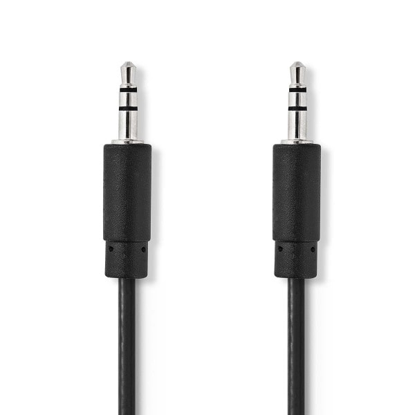 NEDIS - Audiokabel Stereo 3.5mm Stecker - Stecker 1.5m sw