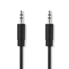 NEDIS - Audiokabel Stereo 3.5mm Stecker - Stecker 1.5m sw