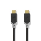 NEDIS - USB-Kabel 3.2Gen1 2xUSB-C St. 5Gbps vergoldet PVC 2m sw