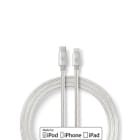 NEDIS - Lightning Kabel 8Pin - USB-C 480Mbps 18W 2.0A verg. 2m alu