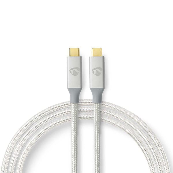 NEDIS - USB-Kabel 3.2Gen2x2 2xUSB-C-St. 20Gbps verg  2m si