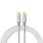 NEDIS - USB-Kabel 3.2Gen2x2 2xUSB-C-St. 20Gbps verg 2m si