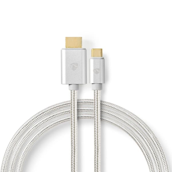NEDIS - USB-C Adapter 3.2Gen1 USB-C St. - HDMI St 18Gbps verg 2m alu