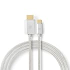 NEDIS - USB-C Adapter 3.2Gen1 USB-C St. - HDMI St 18Gbps verg 2m alu