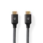 NEDIS - HighSpeed HDMI-Kabel 4K 3D Ethernet St-St vergoldet 2m gr