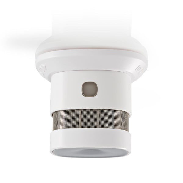 NEDIS - Rauchmelder 85dB Batt/Sensorlebensd.:1/10J. Pausentaste ws