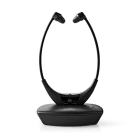 NEDIS - Wireless-TV-Kopfhörer inEar 15mm RF 35m Ladestat. sw
