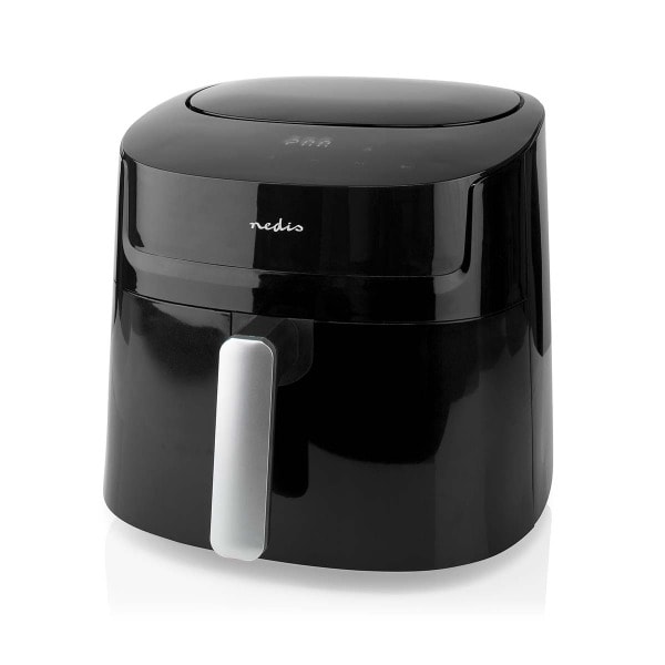 NEDIS - Heißluftfritteuse 1800W 7.2L 40-220G 8Progr antihaft Timer sw