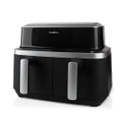 NEDIS - Heißluftfritteuse 2600W 2x4.2L 80-220G 10Pr antihaft Timer sw