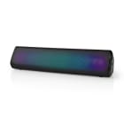 NEDIS - Lautsprecher Bluet. 18W Mikro LED-Licht Akku max.6Std sw