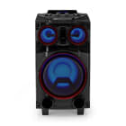 NEDIS - Party Lautsprecher BT 120W SD-Sl. Akku 6.5Std Partylicht sw