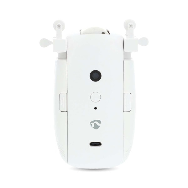 NEDIS - Vorhang Roboter Kabelanlage/U-Schiene Batt/USB 4000mAh BT ws