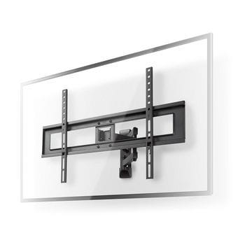 NEDIS - TV-Wandhalterung vollb 37-70'' 25kg 180°dreh-, 17°neigbar sw