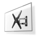 NEDIS - TV-Wandhalterung vollb 26-42'' 30kg 180°dreh-, 20°neigbar sw