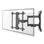 NEDIS - TV-Wandhalterung vollb 37-80'' 50kg 180°dreh-, 17°neigbar sw