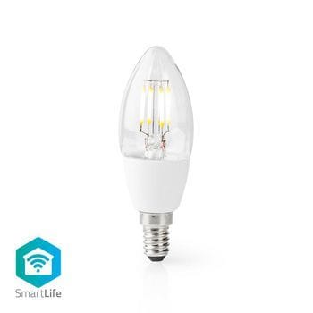 NEDIS - LED-Filament-L. Glas WLAN E14 5W 400lm 2700K And/IOS wws 1St