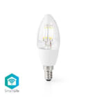 NEDIS - LED-Filament-L. Glas WLAN E14 5W 400lm 2700K And/IOS wws 1St
