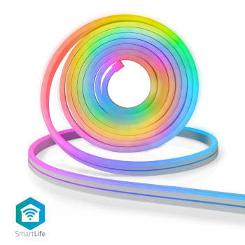 NEDIS - LED-Streifen WLAN Mehrfarbig Länge:5m IP65 960lm Andr/iOS
