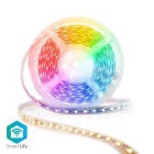 NEDIS - LED-Band färbig WLAN 5m 405lm 2700-6500K IP65 And/IOS RGB