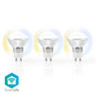 NEDIS - LED-Lampe WLAN GU10 5W 400lm 2700-6500K Andr/IOS k/wws 3Stk