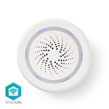 NEDIS - Sirene WLAN Netz 8Sounds 85dB Andr/iOS ws