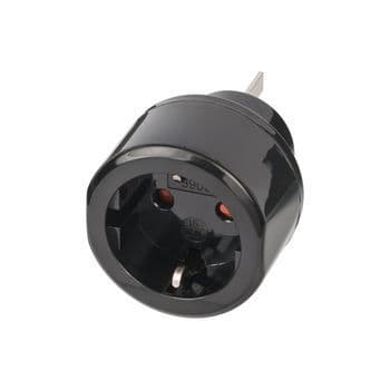 BRENNENSTUHL - Reisestecker f. Australien TypI Schutzkontakt 10A/250V sw