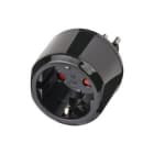 BRENNENSTUHL - Reisestecker f. Italien TypL  Berührungsschutz 10A/250V sw