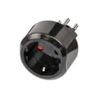 BRENNENSTUHL - Reisestecker f. Schweiz TypJ Schutzkontakt 10A/250V sw