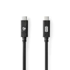 NEDIS - USB-Kabel USB-3.2Gen2 2xUSB-C-St. 10Gbps PVC 1m sw