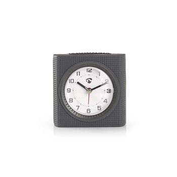 NEDIS - Wecker analog 1xAA(nicht enth.) Licht gr-ws