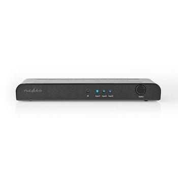 NEDIS - HDMI Switch UHD 4K2K 3D HDCP2.2 1xHDMI-out 3xHDMI-in ant